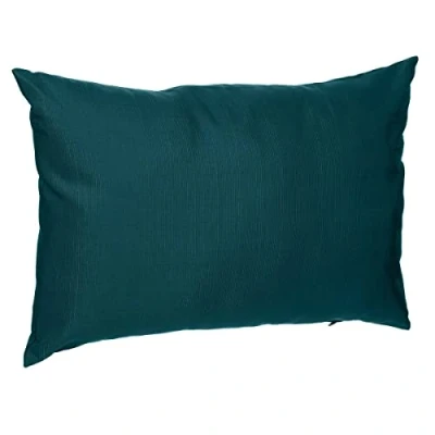 Afbeelding van Bank/sier/tuin kussens voor binnen en buiten emerald groen 30 x 50 10 cm Water UV bestendig