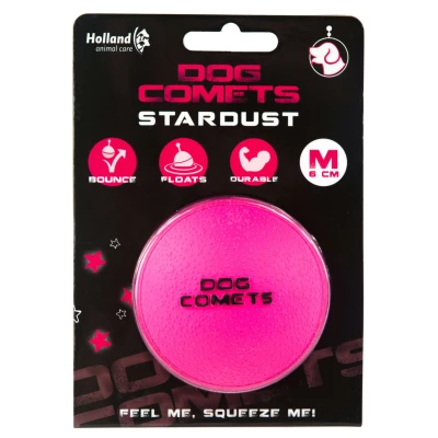 Afbeelding van Dog Comets Ball Stardust roze 6cm