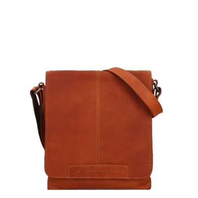 Afbeelding van The Chesterfield Brand Bodin Shoulderbag cognac Herentas