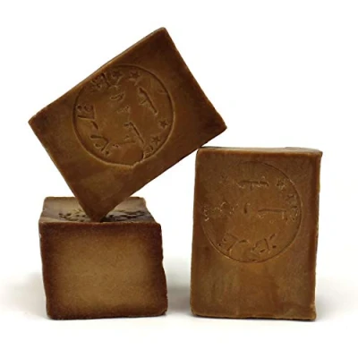 Afbeelding van Lynpha Vitale Aleppo zeep met 25% laurierolie traditionele methode handgemaakte voor de gevoelige huid, handgemaakt in Turkije, 100% natuurlijk en biologisch afbreekbaar (3 x 200 g)