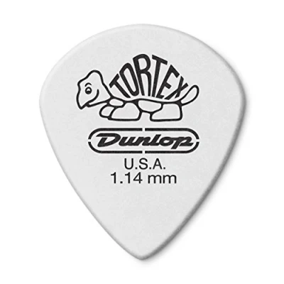 Afbeelding van Jim Dunlop Tortex White Jazz III Plectrum 1.14 mm 12 pack