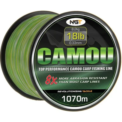 Afbeelding van NGT Spool of Camo Line (18lb / 8.2Kg 0.33mm 1070m) Nylon vislijn
