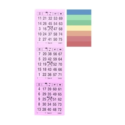 Afbeelding van Unbekannt Bingo ticketblok 300 systeemtickets 25 van 75