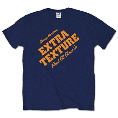 Afbeelding van George Harrison Extra Texture Heren T shirt XL Blauw