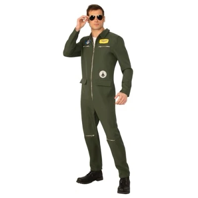 Afbeelding van Bristol Novelty AF124XL Navy Hotshot XL herenkostuum, groen