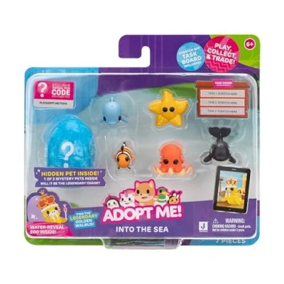 Afbeelding van Adopt Me! Into The Sea Multipack voor huisdieren, verborgen bevat exclusieve virtuele artikelcode