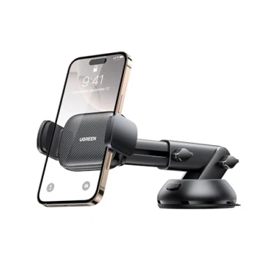 Afbeelding van UGREEN Auto Telefoonhouder Zuignap 360 Draaibare 2 in 1 Universele Houder Compatibel met iPhone 15 Pro Max Plus 14 13 Galaxy F34 S23 Ultra Huawei Mate 60 Redmi K60 enz.