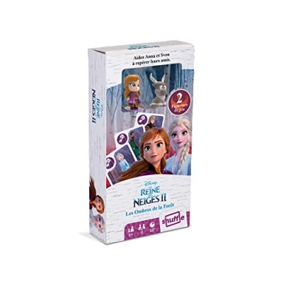 Image de Shuffle Reine des Neiges 2 Jeu de cartes Les Ombres la Forêt Avec figurines Disney Anna et Sven, 108589992b