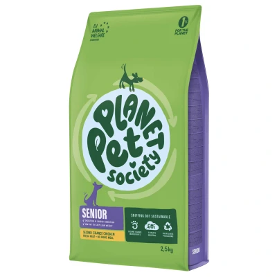 Afbeelding van Planet Pet Society Dog Dry Second Chance Senior Kip Hondenvoer 2.5 kg