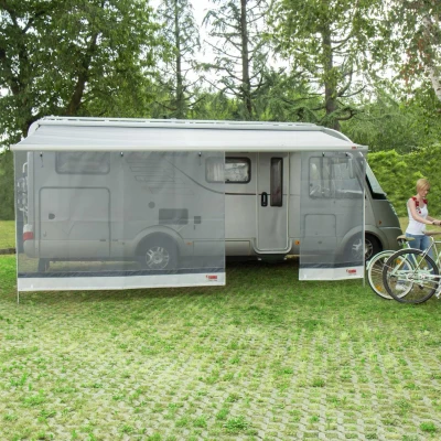 Afbeelding van Fiamma Sun View XL 300 Voorwand Kleurloos Luifels Accessoires