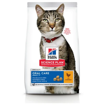 Afbeelding van Hill&#039;s Feline Adult Oral Care Kip Kattenvoer 7 kg