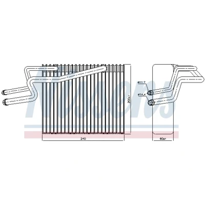 Afbeelding van Nissens Airco verdamper 92215