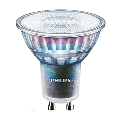 Afbeelding van Philips Lighting 70757900 LED lamp Energielabel G (A G) GU10 Ballon 3.9 W = 35 Warmwit (Ø x l) 50 mm 54 Dimbaar 1 stuk(s)