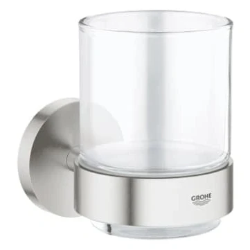 Afbeelding van Grohe Essentials glashouder Supersteel