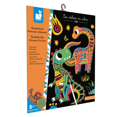 Afbeelding van Janod Scratch Art Dinosaurus
