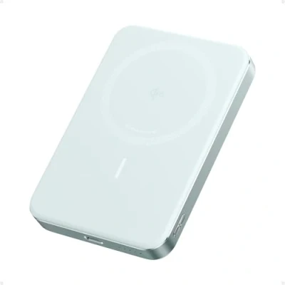 Afbeelding van Anker MagGo Powerbank, 10.000 mAh ultradunne magnetische batterij, Qi2 gecertificeerd, draagbaar, 15 W ultrasnelle MagSafe compatibele oplader, ergonomisch design, alleen voor iPhone 16/15/14/13