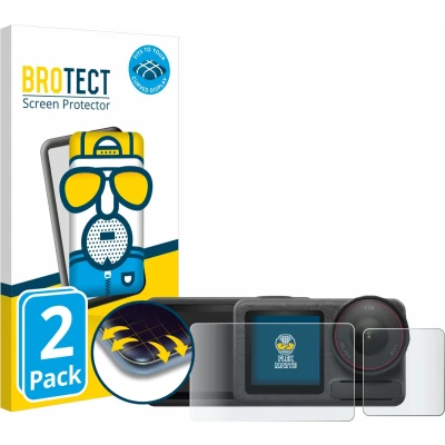 Afbeelding van BROTECT Screenprotector voor DJI Osmo Action 5 Pro Folie Beschermfolie matte volledig dekking (2 Stuks)