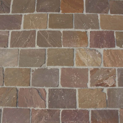 Afbeelding van TB Greskei 14x20x5/7cm Tavel beige/bruin/grijs