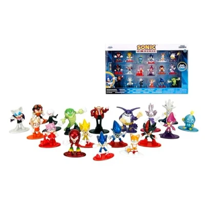 Afbeelding van Sonic The Hedgehog Set van 18 gegoten figuren, speelgoed voor kinderen en volwassenen, 4,2 cm