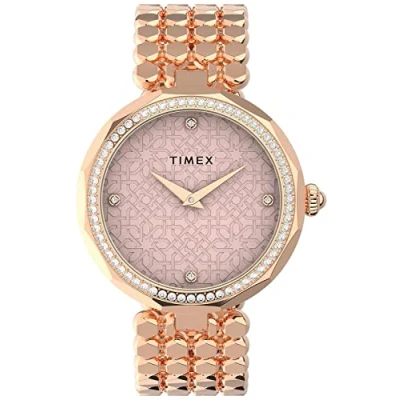 Afbeelding van Timex Asheville Horloge Rose goldcoloured, Maat: One Size, gold coloured