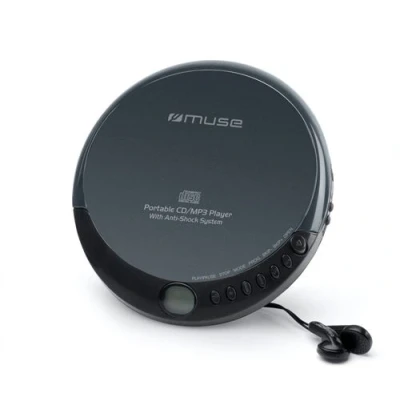 Afbeelding van Muse M 900DM Portable CD/MP3 speler met antishock, zwart
