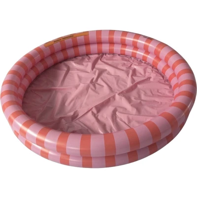 Afbeelding van Swim Essentials Zwembad Rond 100 cm Oranje Roze Gestreept