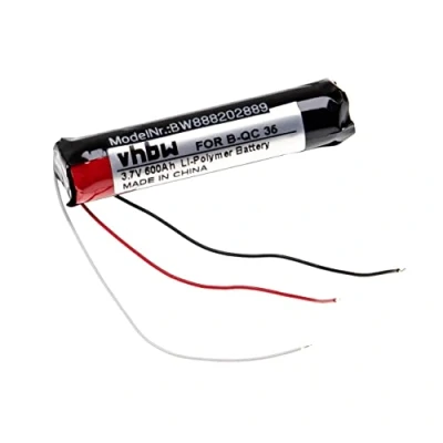 Afbeelding van vhbw Batterij compatibel met Bose QC35, QC35 II, QC 45 hoofdtelefoon, draadloze hoofdtelefoon (600 mAh, 3,7 V, Li polymeer)