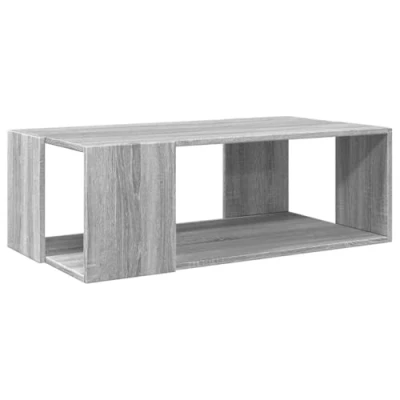 Image de vidaXL Table basse sonoma gris 89,5x48x30 cm bois d&#039;ingénierie848155