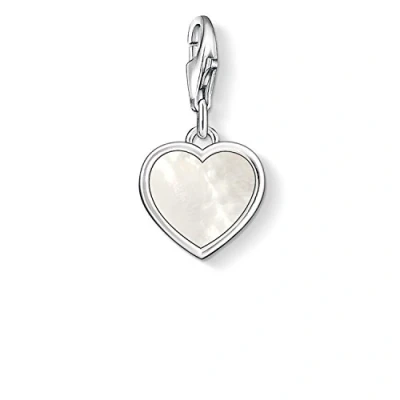 Afbeelding van Thomas Sabo Charms dameshanger 925 sterling zilver Parelmoer één maat 0920 029 14, One Size, zilver,