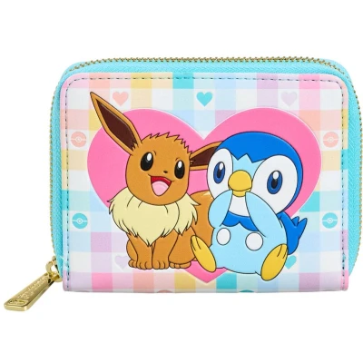 Afbeelding van Loungefly Pokemon by Wallet Piplup and Eevee Friends Wallets