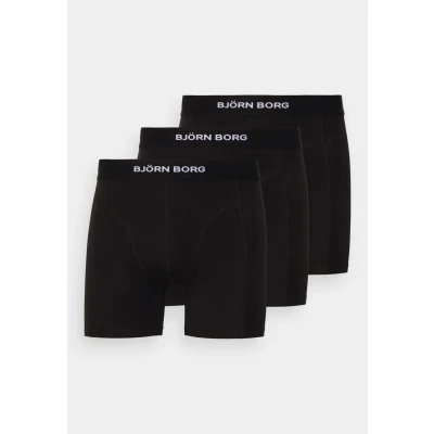 Afbeelding van Björn Borg Premium Boxer 3 PACK Onderbroeken, Heren, Maat: Large, Black