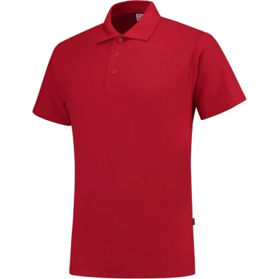 Afbeelding van Tricorp Poloshirt Casual 201003 180gr Rood Maat S