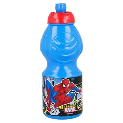 Afbeelding van Marvel Drinkfles Spider man Jongens 400 Ml Rood/blauw