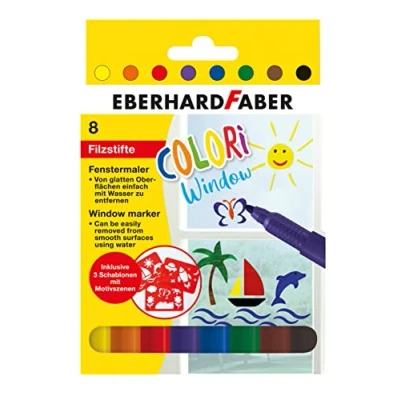 Afbeelding van Raamstift en 3 sjablonen in karton etui