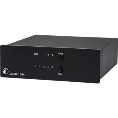 Afbeelding van Pro Ject DAC Box S2+ Digitaal Analoog Converter Zwart