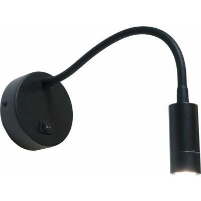 Afbeelding van Artdelight Wandlamp Flex zwart