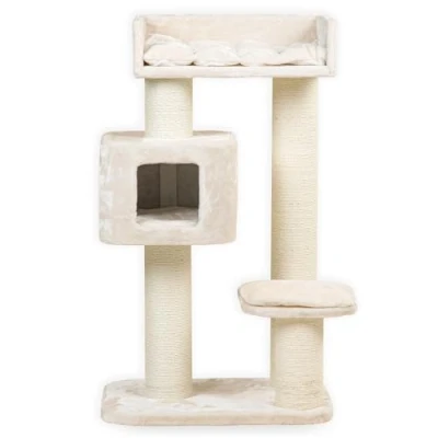 Afbeelding van Krabpaal Devon Rex Crème Beige voor grote katten. Topkwaliteit van RHRQuality