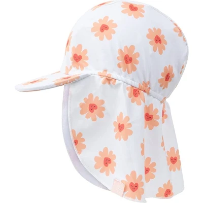 Afbeelding van Swim Essentials UV Zonnepetje Baby Bloemen Hartjes 0 1 jaar 12 maanden