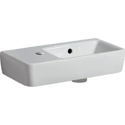 Afbeelding van Geberit Renova Compact fontein bak rechts, kraangat links wit (50 x 25