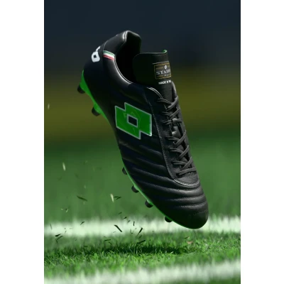 Afbeelding van Stadio OG II FG L215017 Voetbalschoenen Heren All Black Spring Green990 45 Zwart