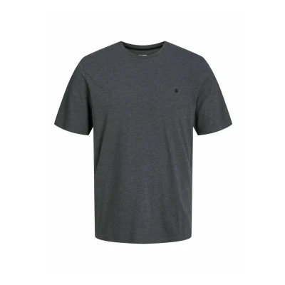 Afbeelding van Jack &amp; Jones PLUS SIZE Einfarbig Tshirt basic, Heren, Maat: 3XL, Dark grey melange