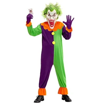 Afbeelding van Widmann Joker Kostuum Evil Jose Jongen Groen, Paars Maat 164 Halloween Verkleedkleding