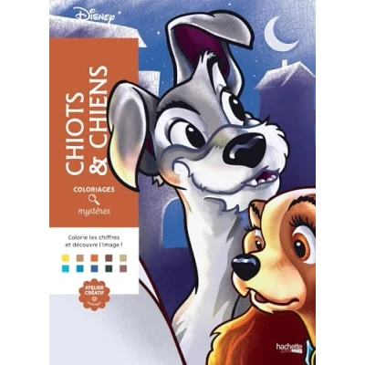 Afbeelding van Coloriages mystères Disney Chiots et chiens