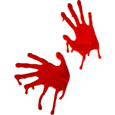 Afbeelding van Dressing Up &amp; Costumes Halloween Horrible Blooded Hands