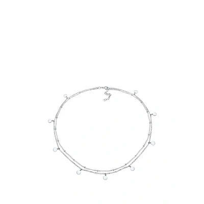 Afbeelding van Elli Layer LOOK Ketting, Dames, Maat: 36, Silver