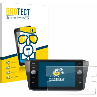 Afbeelding van BROTECT Screenprotector voor Volkswagen Discover Media Golf Alltrack / Tiguan 2018 Folie Beschermfolie Beschermglas transparant