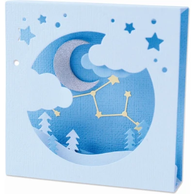 Afbeelding van Sizzix Thinlits Die Set 10PK Celestial Box Card 665476 Olivia Rose (10 21)