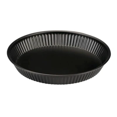 Afbeelding van FORMEGOLOSE, Taartvorm 28 cm, staal met dubbele antiaanbaklaag, kleur zwart