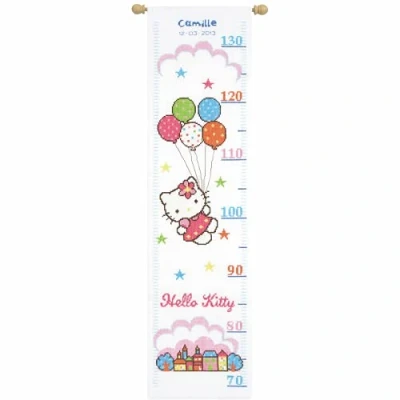 Afbeelding van Borduren groeimeter Hello Kitty 0148210