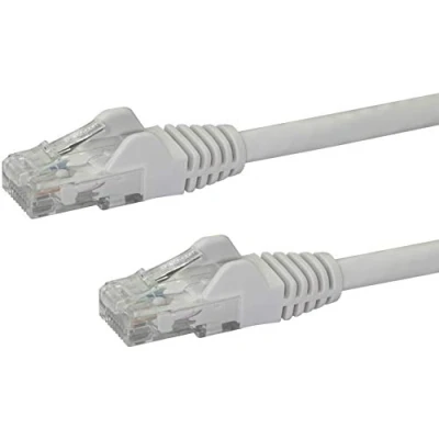 Afbeelding van UTP Category 6 Rigid Network Cable Startech N6PATC50CMWH 0,5 m